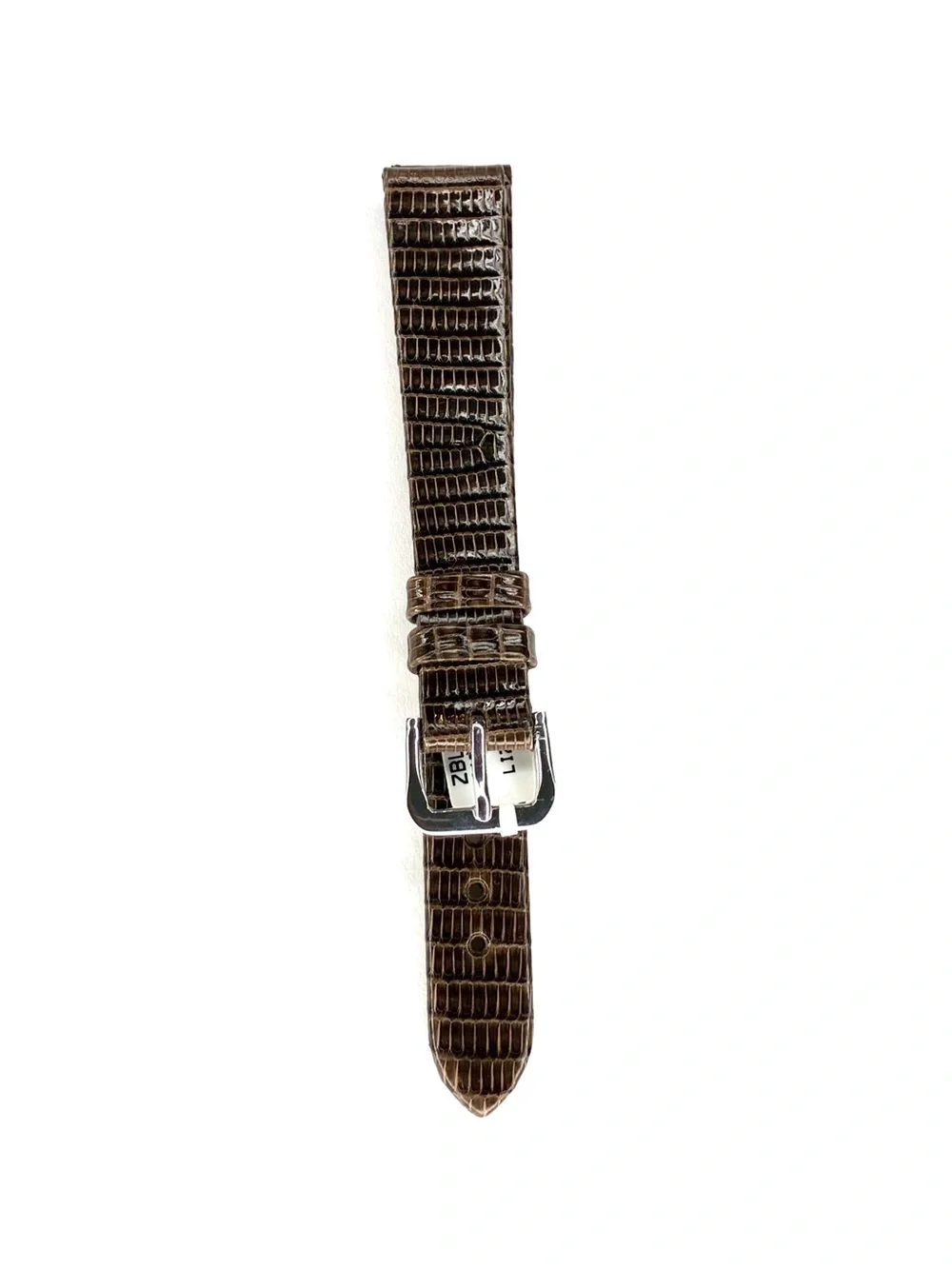 Authentic Hirsch Brown Genuine Lizard Watch Strap (14mm)